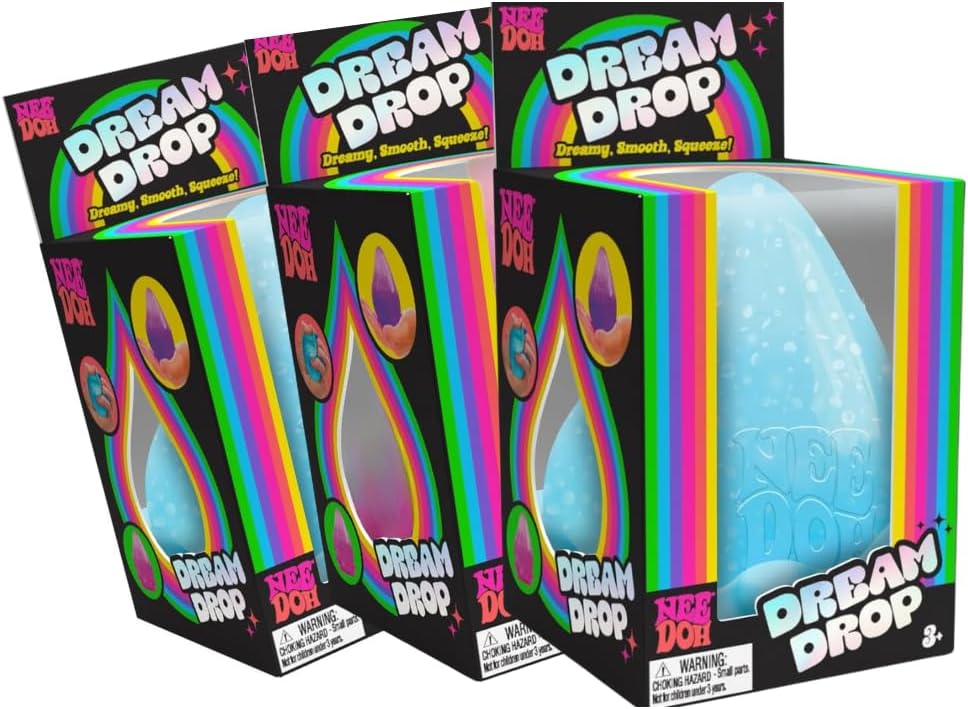 NeeDoh Dream Drop multi-color hero display view